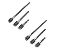 Buhdjfnke 2 Juegos de Destornilladores y Taladro con Varilla de Extensión Autoblocante de Liberación Rápida Hexagonal