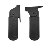 Buhdjfnke 2 Piezas Pedales Delanteros Ciclomotor Eléctrico,Almohadilla Soporte para Piernas para Pedales Delanteros Plegables,Placa Acero Engrosada,Accesorios Bicicleta Eléctrica, 5 cm