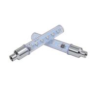 Buhdjfnke 2 Uds Piñón Fijo Bicicleta de Montaña Boquilla de Gas Luz Bicicleta 5 LED Interruptor de Luz de Rueda Luz Trasera de Rueda de Fuego de Viento