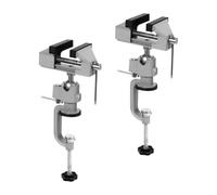 Buhdjfnke 2 vicios giratorios portátiles para manualidades, carpintería, modelado, esculpir, pintar, taladrar