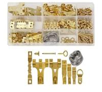 Buhdjfnke 282 Piezas de de Metal para Fotos, Accesorios de Montaje para Colgar Marcos de Fotos, Kit de Colgador de Dibujos de Pared para Relojes Multiusos
