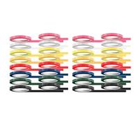 Buhdjfnke 32 Rollos de Cinta para IdentificacióN de Instrumentos, Cinta para Autoclave de Colores de 216 Pies/X 0,4 Pulgadas/, Esterilizable en Autoclave una 270 °F (8 Colores)