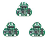 Buhdjfnke 3X 3S 12V 18650 Placa de Protección de Batería de Litio 11,1 V 12,6 V Sobrecarga Protección Sobrecarga 8A Paquete de 3 Celdas Li-Ion