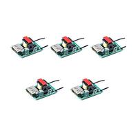 Buhdjfnke 5 Uds Convertidor Buck Estabilizador DC-DC MóDulo Reductor 12V 24V 36V 48V 72V una 5V 1A Fuente de AlimentacióN Aislada GalváNica USB
