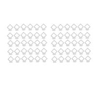 Buhdjfnke 60 Cajas de Almacenamiento con Soporte para ExhibicióN de Monedas Flotantes 3D para JoyeríA, Anillos, Pendientes, Medallas de Monedas, Soporte para Medallas de DesafíO B