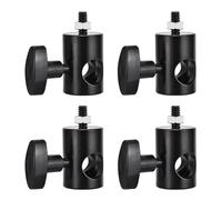 Buhdjfnke Accesorios de fotografía, 4 unidades, adaptador de trípode de luz, adaptador rápido, trípode de conversión multifuncional, brazo de