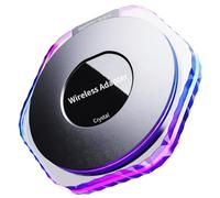 Buhdjfnke Adaptador Carplay Inalámbrico 2 en 1 con Iluminación RGB Adaptador para Automóvil Convierta Sin Problemas Android Auto con Cable A Inalámbrico