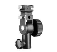 Buhdjfnke Adaptador de Flash Tipo D, Zapata, Disparador, Soporte de Paraguas, Soporte de Luz Giratorio para Iluminación Fotográfica.