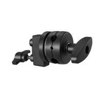 Buhdjfnke Adaptador de montaje multifuncional para trípode de luz, soporte para cabezal giratorio (negro)