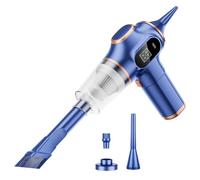 Buhdjfnke Aspirador de Coche InaláMbrico Robot Aspirador PortáTil Aparato de Limpieza DoméStico de Coche de Mano A