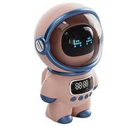 Buhdjfnke Astronaut Smart Bluetooth Speaker AI Voice HiFi Audio Escritorio Multifuncional Audio Despertador Digital Radio FM,B