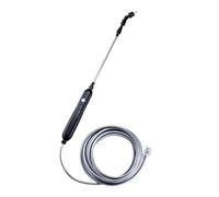 Buhdjfnke Atomizador Eléctrico con Manguera de 2 M, Aerógrafo para Riego de Jardín con 2 Boquillas, Tipo C/USB, Herramientas de Riego Telescópicas.