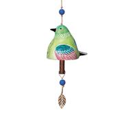 Buhdjfnke Bird Song Bell Decoración de Jardín, Campana de Viento Rústica Colgante, Colgante de Campana de Tubo de Metal Colgante de Campana de Puerta, Regalo de Festival e