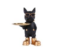 Buhdjfnke Bulldog Francés Decoración de Escritorio Versátil Bandeja de Escritorio para Decoración de Escritorio Hogar Cowboy French Bulldog (Negro)