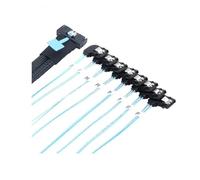 Buhdjfnke Cable Adaptador MCIO 74P 8X 8I SAS SFF-8654 8i PCI-e Ultraport Slimline 5.0 A 8X 7P Hembra de 90 Grados, 0,8 M