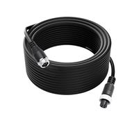 Buhdjfnke Cable de Cámara de Vídeo para Cámara de Visión Trasera y Monitor, Cable de Extensión de Aviación de, Cable de Extensión Paracoche, Camión, RV, 15 M