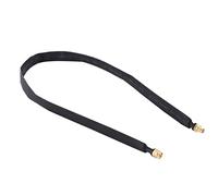 Buhdjfnke Cable de ExtensióN Helio Hotspot Miner Antenna Lora RP-SMA Macho una RP-SMA Hembra Flat-Window Door Thru Coaxial Cable 25Cm