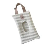 Buhdjfnke Caja de Pañuelos con Tapa Abatible, Caja de Toallitas Húmedas con Dibujos de Animales, Bolsa para Colgar en el Coche, Estante para Pañuelos, Caja de Almacenamiento Colgante D