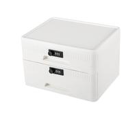 Buhdjfnke Caja de Seguridad con Cerradura Digital con Contraseña, Tipo Cajón, para Medicamentos, Pasaportes, Archivos, Joyas, Seguridad y Privacidad.
