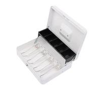 Buhdjfnke Caja registradora de metal con cerradura de llave, portátil para tiendas de conveniencia, tienda minorista,