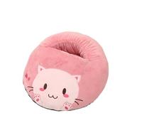 Buhdjfnke Calentador de Pies Portátil, Calentador de Pies con 3 Temperaturas Ajustables, USB, Suave, Portátil, Tapete Calentador de Pies Rosa