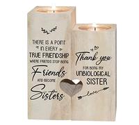 Buhdjfnke Candelabro Impreso una Doble Cara-Vela para el Mejor Amigo Regalo de CumpleañOs para el Mejor Amigo Mejor Amigo