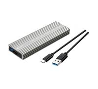 Buhdjfnke Carcasa de Metal M.2 SSD USB 3.2 Tipo C con Disipación de, Compatible con Discos Duros de Doble Protocolo/NVMe.F