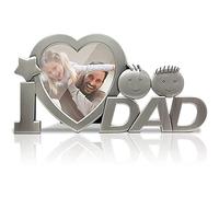 Buhdjfnke Clip de Foto de Papá del DíA del Padre de Metal de Fotos de Metal Regalo de Imagen de Papá Accesorios Regalos de CumpleañOs de Papá-A