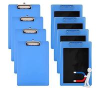 Buhdjfnke Clip Portapapeles MagnéTico con Portapapeles de TamañO Carta de Perfil Bajo Clip EstáNdar de 9X12.5 Pulgadas para Refrigerador Oficina Hogar