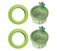 Buhdjfnke Colador de Drenaje para de Cocina de Cactus, Colador de de Cactus, Filtro de Cesta de Drenaje para de Cactus Multifuncional 2 Piezas