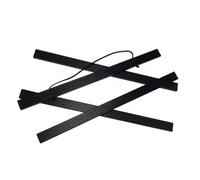 Buhdjfnke Colgador magnético para póster, para colgar fotos, decoración del hogar, color negro