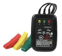 Buhdjfnke Comprobador de Voltaje DYXZ-01/Detector de Secuencia de Fases Sin Contacto, Medidor, Pantalla LED, Comprobador Trifásico.