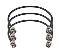 Buhdjfnke Conector Macho BNC RG58 A Conector Macho BNC, Conector de Engarce, Cable de Puente Coaxial, Línea de Señal de Osciloscopio, 0,