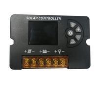 Buhdjfnke Controlador de Carga Solar Automático de 12V 24V Regulador de Carga de Batería de Celda de Panel 10A Pantalla LCD Ajustable