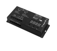 Buhdjfnke Controlador LED DMX512 de Alta Potencia, 3 Canales, 12 A/Canal, Decodificador y Regulador de Intensidad DMX512, 12 V CC - 24 V Máx. 864 W, para Tiras o Luces LED RGB.