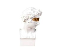 Buhdjfnke David Estatua Arte Carácter Resina Escultura Escritorio Adornos Retrato Figuras Estatua Sala de Estar Decoración un
