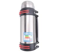 Buhdjfnke de Aislamiento de Deportes de Negocios de Plata Cepillada Botella de Agua de Acero Inoxidable Botella de Agua de Aislamiento PortáTil al Aire Libre