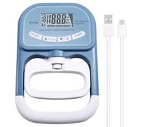 Buhdjfnke Dinamómetro Digital de Mano EH109, Entrenador de Fuerza de Agarre, 180 Kg/396 LB, Comprobador de Fuerza de Agarre.