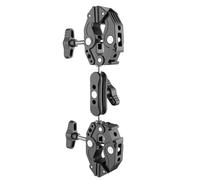 Buhdjfnke Dual Head Super Clamp Articulating Magic Arm Clip 360° para monitor LED luz Action Camera Soporte