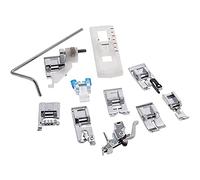 Buhdjfnke El Juego de Prensatelas para MáQuina de Coser con Botones Es Adecuado para MáQuinas de Coser Multifuncionales DoméSticas