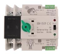 Buhdjfnke EnergíA Solar Fotovoltaica ATS Interruptor de Transferencia AutomáTica Din Rail 2P 63A AC220V ATS PV System Power To City Power