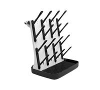 Buhdjfnke Escurridor de Biberones, Soporte para Secar y Escurrir Biberones, Caja de Almacenamiento para Biberones, Color Negro