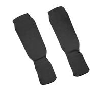 Buhdjfnke Espinilleras para boxeo, fitness, protección de nudillos, protección para los pies, kickboxing, almohadilla de entrenamiento, soporte para piernas, cubierta protectora de fácil instalación