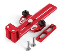 Buhdjfnke Guía de Plantilla para de Mesa con Rodamientos de Rodillos de Seguridad para Repetitivos de Tiras Estrechas. Compatible con Sierras de Mesa y de Cinta.