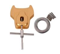 Buhdjfnke Herramienta de Extracción de Cojinetes de Carrete, Extractor de Pasadores Cojinete de Carrete, Dispositivo de Pesca de Desmontaje Carrete de Aleación de Aluminio, Color Amarillo