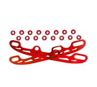 Buhdjfnke Herramienta Deportiva para Pista Reforzada Duradera, Cuchilla para Patín sobre Hielo y Accesorios para Patines de Hockey sobre Hielo de Ocio, Pequeño, Rojo