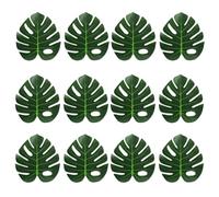 Buhdjfnke Hojas de Palmeras Tropicales Artificiales DecoracióN de Fiesta de Jungla Animal Verano Boda Hawaiana DecoracióN de Mesa para el Hogar XL