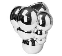 Buhdjfnke Ins Nordic Bubble Cloud - Jarrón hecho a mano, color plateado