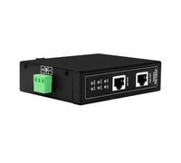 Buhdjfnke Inyector POE Industrial de 2,5 G, Carril DIN, 6 KV, ESD, 48-57 V, para Cámara IP, Punto de Acceso Inalámbrico, Puente Wi-Fi, Plug&Play, 120 W