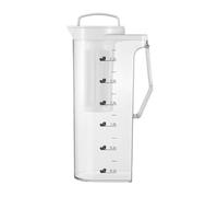 Buhdjfnke Jarra de Agua Grande de 2,2 L, Ideal para el Frigorífico, Apta para Bebidas Frías y Calientes, para Té Helado, Zumos y Otras Bebidas.